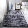 Alfombra Rug Sala de Estar Alfombra Engrosada Alfombra de Pelo Largo Dormitorio Sala de Estar Mesita de Noche Ventana Saliente Mesa de Café Nórdico ins Seda Lana