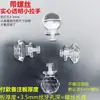 Manija Pequeña de Tirar Transparente Acrílica Manija de Tirar de Cristal de Cristal Acrílico Sólido con Tornillo Manija de Puerta para Mascotas Manija