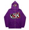 Sudadera con capucha y cremallera larga para hombre, chaqueta con estampado de líneas de moda, deportiva, informal, de secado rápido, transpirable, 2023