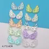 Alas de Ángel Acrílicas Accesorios DIY Accesorios Pequeños Accesorios para Pasador Colgante Decoración para Funda de Teléfono Móvil Accesorios de Cuentas