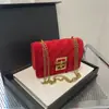 Bolsa de Corrente Estilo Chanel 2026 Inverno Nova Luxo Moda Versátil Simples Casual Ombro Transversal Bolsa de Mão Pequena Quadrada