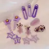 Pinza para el Cabello Estilo Coreano para Bebé, Pinza para Flequillo de Niños, Pinza Lateral para el Cabello, Pinza para la Frente de Niña, Adorno para la Cabeza y Accesorios para el Cabello Lindos