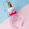 Sombrero de Cumpleaños Estilo Princesa Pasador Lindo Dulce Diamante Sombrero Clip Superior Accesorios para el Cabello Fiesta de Pastel de un Año Adorno para la Cabeza