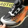 Talla 33-38 suela supercrítica zapatillas deportivas para niños con hebilla giratoria, transpirables de malla, zapatos de moda, zapatillas para correr para estudiantes 6602