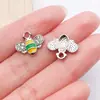 Joyas con Gotas de Aceite de Abeja Accesorios Colgante de Animales de Aleación Collar Pulsera Llavero Cadena de Teléfono Adorno Hecho a Mano
