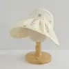 Sombrero de Protección Solar para Niños, Sombrero de Sol de Ala Ancha de Verano para Niñas, Visera de Dibujos Animados para Bebé, Transpirable, Anti-UV, Lindo