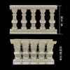 Molde de Balaústre Vaso de Varanda Coluna Guarda-Corpo Corrimão Modelo de Cerca de Coluna de Cimento Villa Estilo Europeu Coluna Romana Moldada no Local