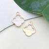 1 gota de óleo branco pingente pulseira colar pingente pequeno pingente artesanal diy chaveiro joias acessórios atacado