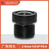 F:Lente 2.6MM 1/2.7 TTL16.77 M12 para Monitoreo de Seguridad Coche Hogar Inteligente
