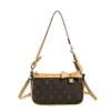 Bolso de Axila Transfronterizo de Gama Alta Flor de Cerezo para Mujer Bolso Versátil para Presbicia Estilo Baguette de Moda Bolso Cuadrado Pequeño Bolso de Hombro Cruzado