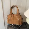 Bolso tote de moda nuevo otoño/invierno 2026, gran capacidad, adecuado para el trabajo y los desplazamientos, bolso de hombro elegante y versátil