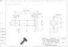 Flange de junta articulada tipo flange de lado plano com anel de retenção pino cantilever de aço 45# núcleo do eixo WHE01 em estoque