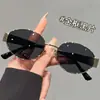 Óculos de Sol Metálicos Estilo Retrô Europeu e Americano 2026 Novo Modelo Alta Qualidade Mesma Roupa de Influenciador Transmissão ao Vivo Óculos de Sol Proteção UV Proteção Solar