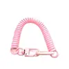 Hebilla de Puerta Pintada de Color Cuerda de Resorte Aleación Llavero de Resorte Llavero de Bolso Accesorios Línea de Honda Antiperdida Cordón