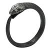 Anel Chiba Design Original Nova Cobra Viva e Cauda Prata Tailandesa Escuro Pioneiro Aberto Joia para Homens e Mulheres Casais