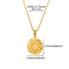Europa y Estados Unidos venta caliente transfronteriza simple de alta calidad acero inoxidable chapado en oro de 18K imitación jade collar para mujer joyería de comercio exterior al por mayor