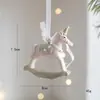 Novos Produtos Transfronteiriços Meias com Sino Tridimensional Cavalo Vermelho Pingente de Resina Enfeites de Árvore de Natal Decoração de Feriado Presentes