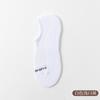 Calcetines Zhuji Primavera y Otoño Calcetines Blancos para Hombre Calcetines Cortos de Malla Tipo Barco Calcetines de Algodón Color Sólido Calcetines de Caña Media Calcetines Deportivos Suela con Masaje
