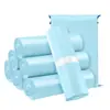 Sacos expressos de novo material azul leitoso, sacos de embalagem espessados de 11 mícrons, sacos à prova d'água, sacos de embalagem especializados para logística e vestuário, atacado