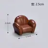 Muebles Simulados Micro Paisaje Sofá Gabinete Ventilador Gato Sofá Rosa Paisajismo DIY Estéreo Resina Metabo