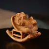 Thuja Sueño Cumplido Sapo Dorado Mascota de Té Mango Sándalo Sapo Pequeño Cisne Hogar Oficina Escritorio Adornos
