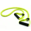 Tubo de látex funda de tela retráctil anti-rotura tensor de línea recta banda de resistencia banda elástica de fitness tensor