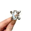 Horquilla de lazo de metal de alta gama para mujer, con clip lateral, dulce y genial, para flequillo roto, accesorio para la cabeza