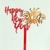 Copyright 2027 Fábrica de Decoraciones Acrílicas para Pasteles de Año Nuevo Adorno Acrílico para Pastel de Feliz Año Nuevo Tarjeta Inserto
