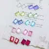 Açúcar de Pedra Transparente Grande Dongzhou 14*10 Fino K9 Ponta Afiada de Ângulo Reto Inferior Unha Artística Diamante Unha Artística Diamante Acessórios de Joalheria 10 Peças