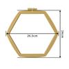Bordado Cruzado Elástico Bordado Hexagonal Elástico Ranura Elástica Ajustable Bastidor Elástico para Bordado Bastidor de Bordado Herramienta para Punto de Cruz Accesorios