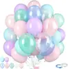 Kit de Balões Transfronteiriço 60 Peças Corrente de Balões Balões de Látex Espessados de 12 polegadas para Decoração de Festa de Aniversário e Montagem de Cenário