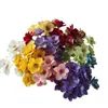 Flor de Campanilla de Plata Hecha a Mano Flor Seca Adornos Estilo Ins Decoración Artística Pequeña Fresca Flor de Ciruelo Pequeña Campana de Viento Flor de Ciruelo Decoración del Hogar