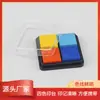 [Pedido Personalizado da Fábrica de Origem] Carimbeira Quatro Cores 5*5cm Carimbeira Multicolorida Kit de Carimbeiras DIY para Crianças Wz-5149