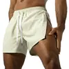 Bermuda Casual Masculina com Zíper Lateral, Bermuda de Verão de Secagem Rápida, Shorts Esportivos Masculinos Modernos para Corrida, Transfronteiriço