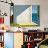 Habitación junto al Mar Esperanza Nicho Arte Paisaje Escandinavo Pintura Decorativa Pintura Famosa Sala de Estar Dormitorio Pared de Fondo Colgante de Pared