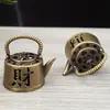 Mini Tetera de la Fortuna Quemador de Incienso Nube de Incienso Zen Incienso de Sándalo Quemador de Incienso Metálico Quemador de Incienso Venta al por Mayor