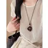 Yh~Estilo Minimalista~Collar Largo de Perlas Ajustable para Mujer 2026 Diseño de Nicho de Alta Gama Elegante Collar para Socialité