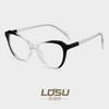 Nuevo marco TR patillas de propionato marco de gafas para hombre transfronterizo retro europeo y americano multicolor marco de lente plana 8438