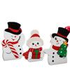 Estación Independiente Transfronteriza Nuevos Adornos Artesanales Navideños Decoración de Muñeco de Nieve Productos de Madera Decoraciones Navideñas de Escritorio