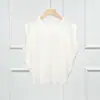 Top de punto para mujer Warren Hailong Lucy Summer, hipoalergénico, delicado, versátil y cómodo, mezcla de lana y seda