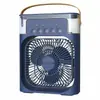 Ventilador de Spray de Refrigeração Potente Elétrico de Mesa Ventilador Pequeno de Mesa para Dormitório de Estudante Escritório com Luz Som e Potência de Vento Forte