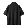 Camiseta de Verano para Hombre con Media Cremallera Casual para Exteriores Deportes Entrenamiento Camiseta Fina de Manga Corta para Parejas Camiseta de Manga Corta de Secado Rápido para Hombre
