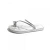 Chanclas de Tanga con Pedrería Plana para Verano para Mujer 2025 Nueva Moda Versátil Playa Marítima Sandalias de Suela Blanda