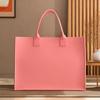 Bolso de Fieltro, Bolsa de Compras de Mano Publicitaria Personalizada, Bolsa de Almacenamiento de Regalo de Fieltro de Gran Capacidad, Bolso de Fieltro Hecho a Medida