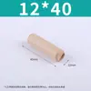 Taco de Madera con Veta Diagonal M6M8M10 Conector para Muebles Tapón Redondo de Madera Tres-en-Uno Espiga de Madera Decoración Cuña de Madera Taco de Madera Clavo de Madera