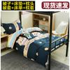 Lençóis de Solteiro para Dormitório de Estudante Universitário Edredom Conjunto de Cama de Três Peças Conjunto Completo Conjunto de Cama de Seis Peças Edredom de Inverno