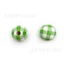 Nuevo colgante de cuentas redondas de 16 mm con forma de copo de nieve y pata de gallo para niños, accesorio decorativo de joyería de madera.