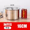 Tanque de condimentos de acero inoxidable 304 taza de degustación tanque de aceite de manteca tarro comercial cocina doméstica con tapa tanque de condimentos caja de condimentos