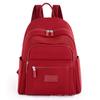 Mochila de Tecido de Nylon Feminina 2024 Nova Moda Tendência Simples Moda Mochila de Viagem Trendyy Bolsa de Estudante Universitário