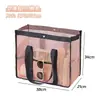Bolsa de Playa Transfronteriza de Gran Capacidad, Neceser Portátil, Bolsa de Almacenamiento de Viaje para Fitness con Doble Capa y Compartimentos de Malla, para Natación
